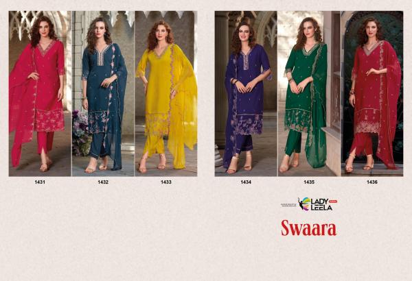 Lady Leela Swaara Viscose Silk Kurti Bottom With Dupatta Collection