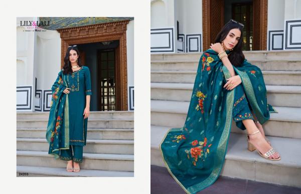 Lily And Lali Rubab Vol 2 Viscose Kurti Bottom With Dupatta