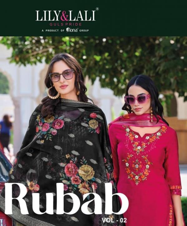 Lily And Lali Rubab Vol 2 Viscose Kurti Bottom With Dupatta