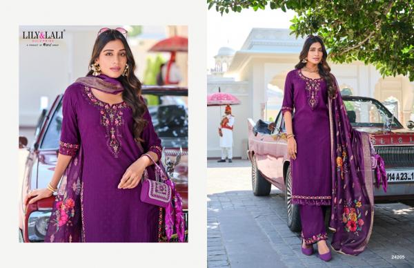 Lily And Lali Rubab Vol 2 Viscose Kurti Bottom With Dupatta