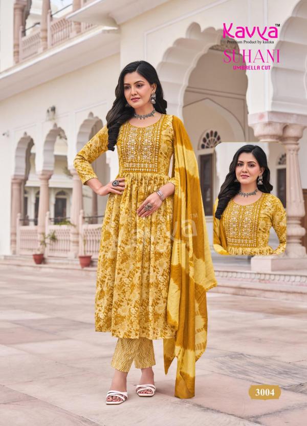 Kavya Suhani Vol 3 Viscose Kurti Bottom With Dupatta Collection