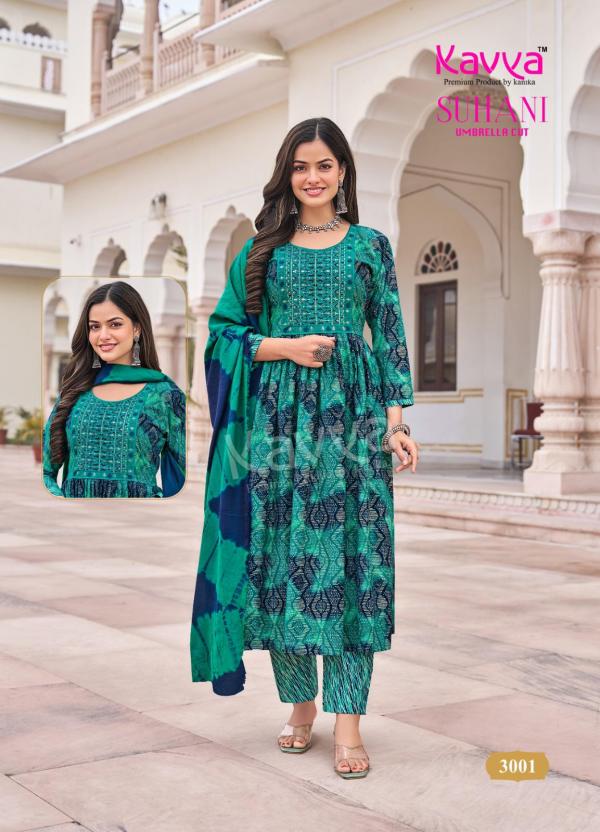 Kavya Suhani Vol 3 Viscose Kurti Bottom With Dupatta Collection