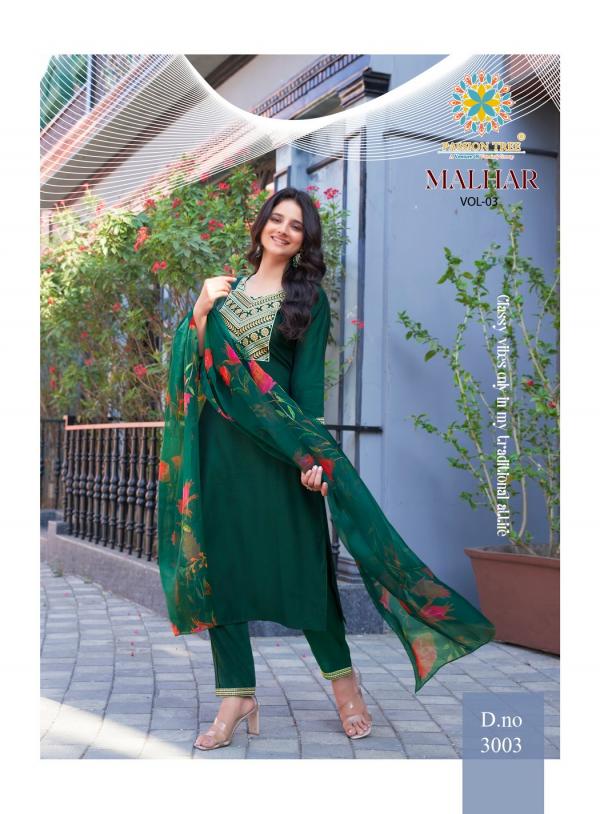 Malhar Vol 3 By Passion Tree Roman Silk Ready Made Collection