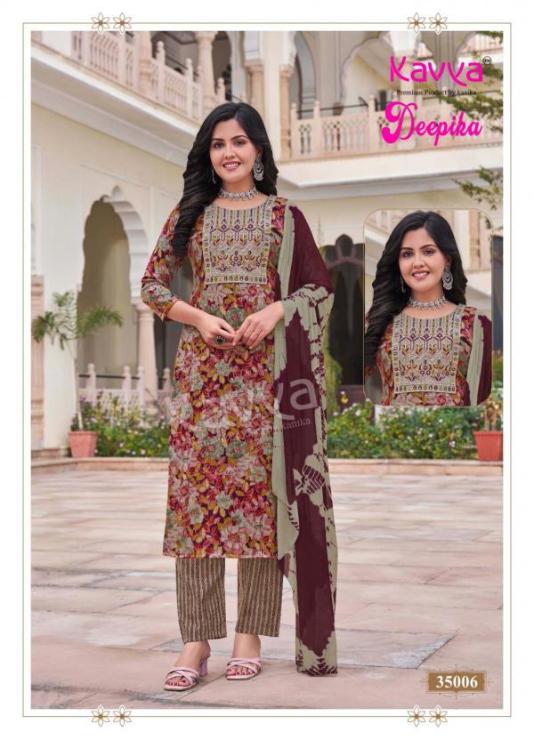 Kavya Deepika Vol 35 Straight Kurti Bottom With Dupatta