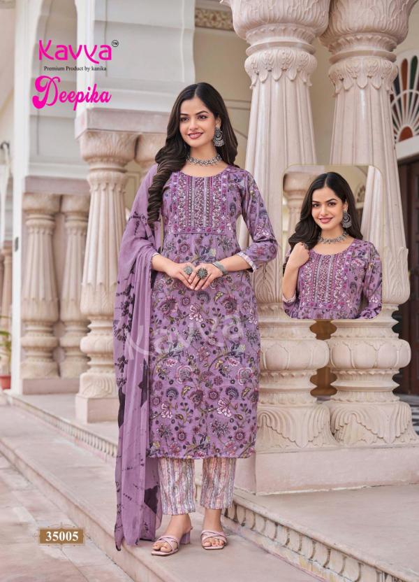 Kavya Deepika Vol 35 Straight Kurti Bottom With Dupatta