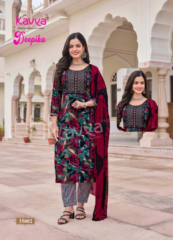 Kavya Deepika Vol 35 Straight Kurti Bottom With Dupatta