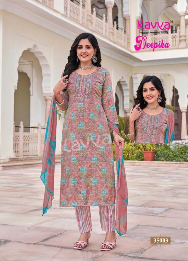 Kavya Deepika Vol 35 Straight Kurti Bottom With Dupatta