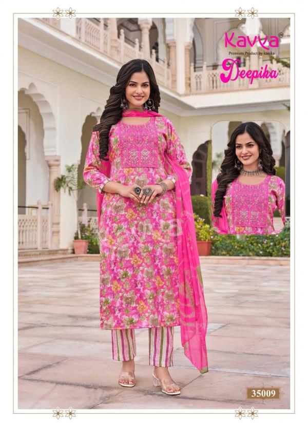 Kavya Deepika Vol 35 Straight Kurti Bottom With Dupatta