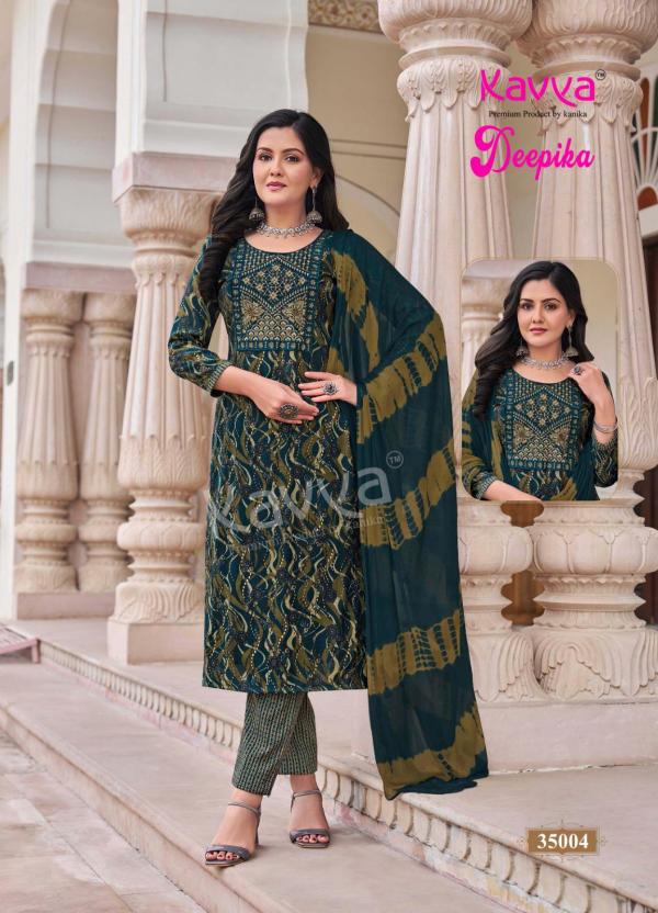 Kavya Deepika Vol 35 Straight Kurti Bottom With Dupatta