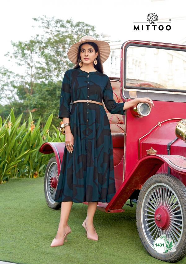 Mittoo Belt Vol 19 Fancy Rayon Printed Kurti Collection