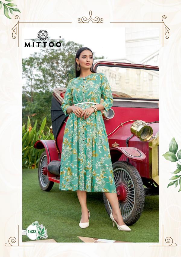 Mittoo Belt Vol 19 Fancy Rayon Printed Kurti Collection