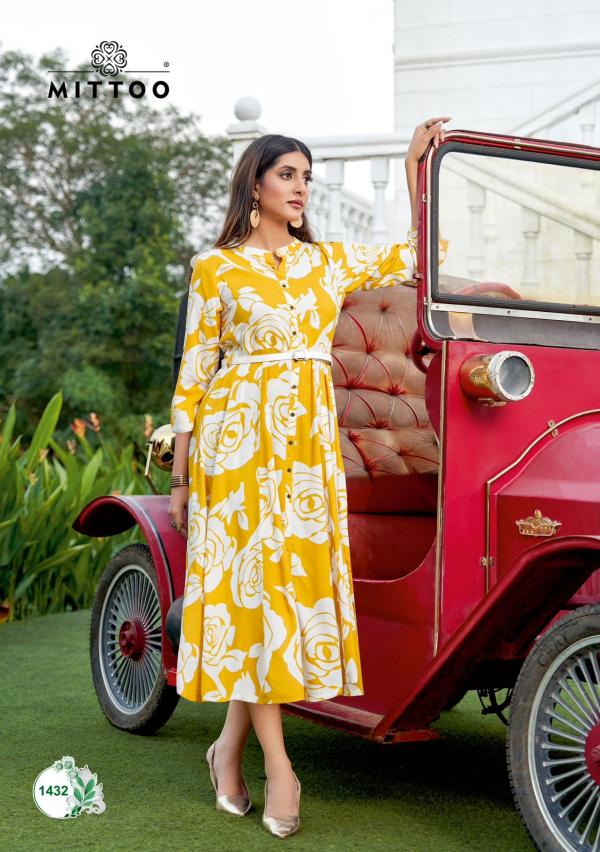 Mittoo Belt Vol 19 Fancy Rayon Printed Kurti Collection