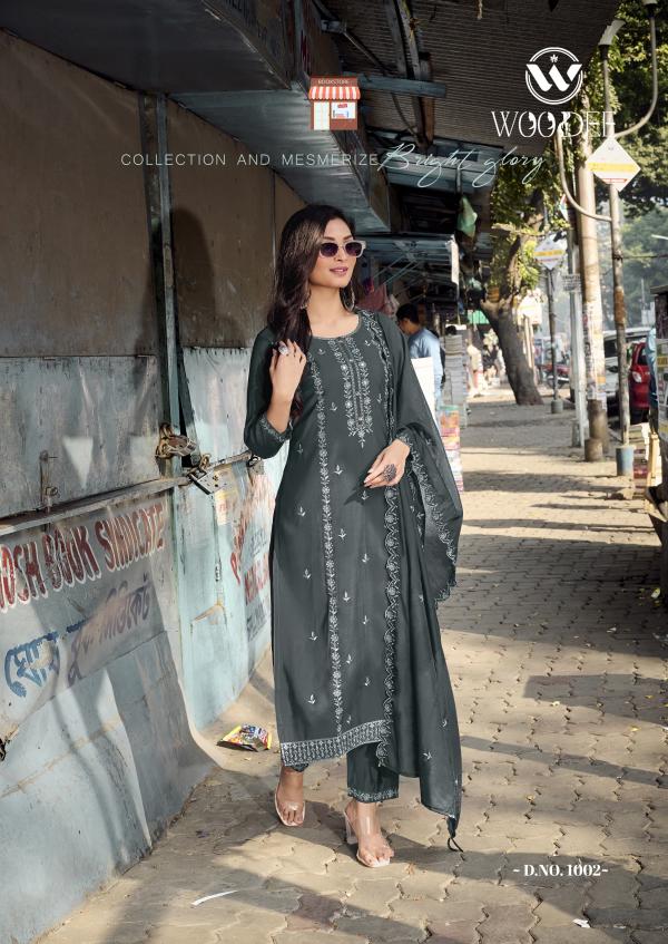 Woodee Victoria Viscose Roman Kurti Bottom With Dupatta