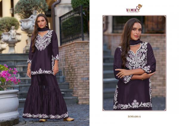 Vamika Anamika Vol 1 Chinon Salwar Kameez Collection