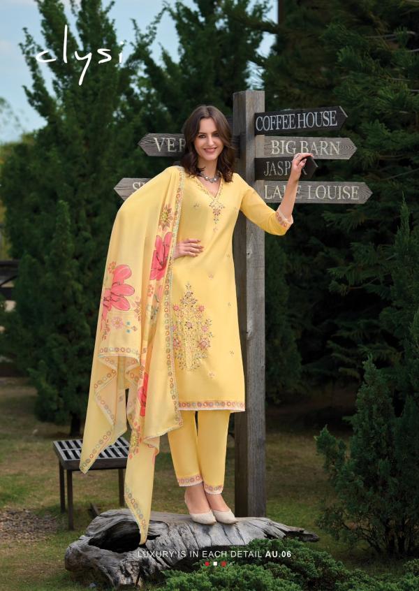 Clysi Aura Cambric Cotton Kurti Bottom With Dupatta Collection