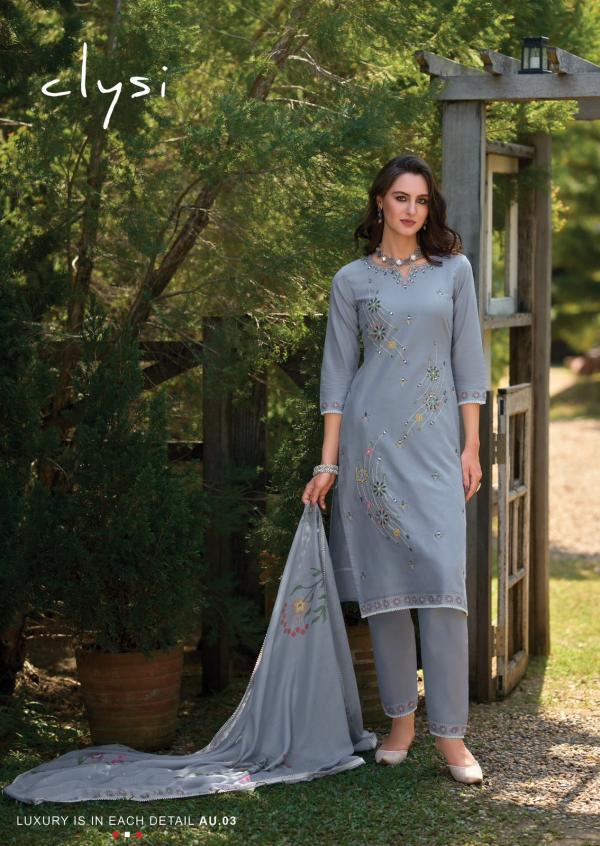 Clysi Aura Cambric Cotton Kurti Bottom With Dupatta Collection