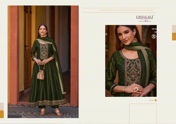 Lily And Lali Anarkali Top Bottom With Dupatta Collection