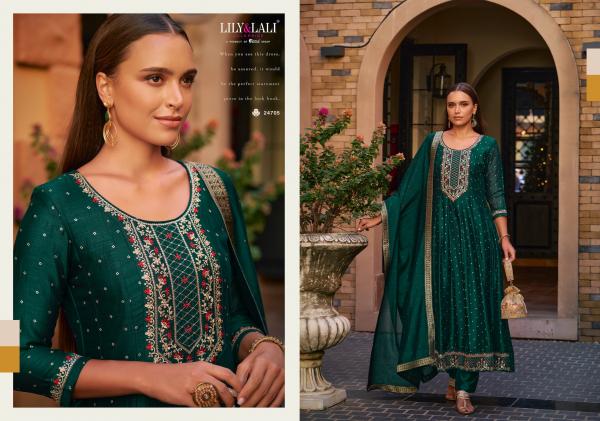 Lily And Lali Anarkali Top Bottom With Dupatta Collection