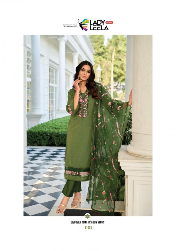 Lady Leela Aarfa Viscose Kurti Bottom With Dupatta Collection