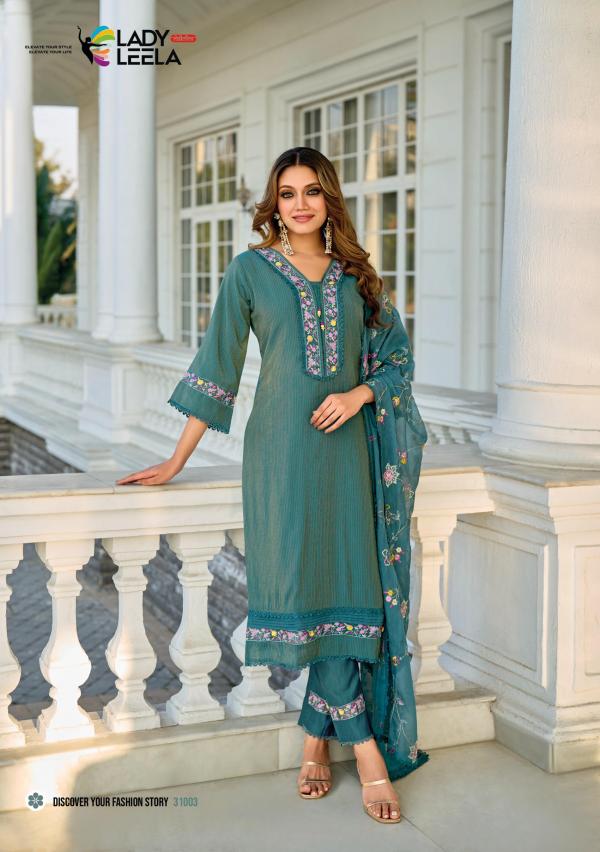 Lady Leela Aarfa Viscose Kurti Bottom With Dupatta Collection