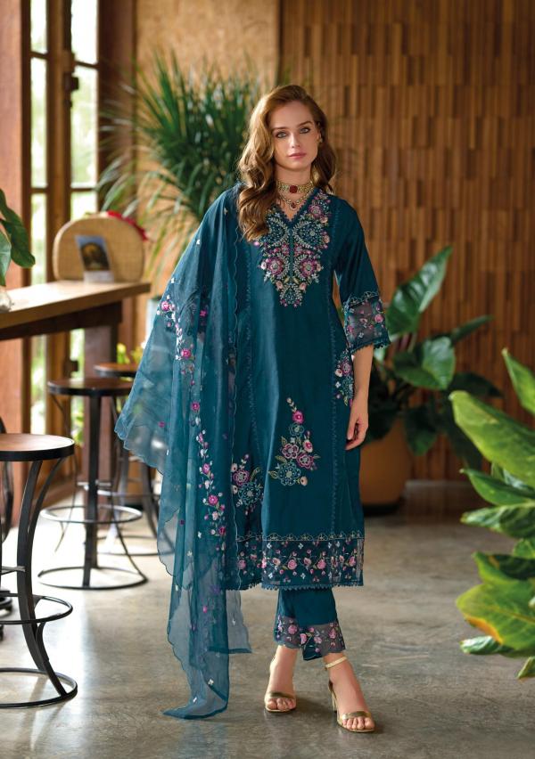 Lady Leela Shiddat Vol 4 Embroidered Kurti Pant With Dupatta Collection