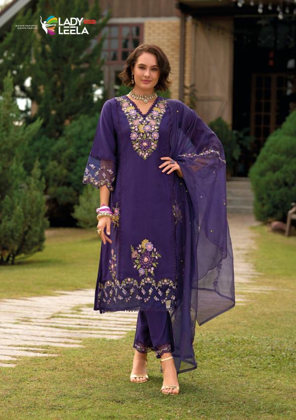 Lady Leela Shiddat Vol 4 Embroidered Kurti Pant With Dupatta Collection