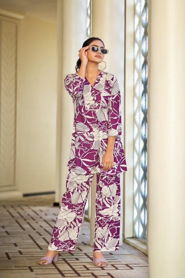 Tips And Tops Viona Rayon Printed Co Ord Set Collection