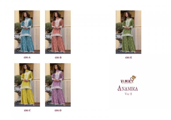 Vamika Anamika Vol 2 Chinon Salwar Kameez Collection