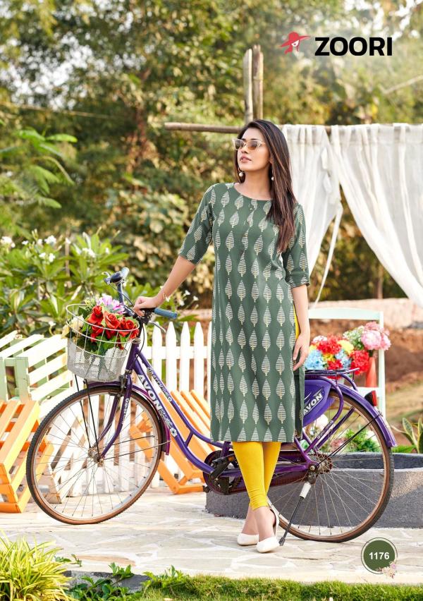 Zoori Akshara Vol 30 Rayon Printed Kurti Collection