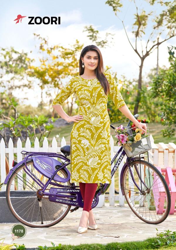 Zoori Akshara Vol 30 Rayon Printed Kurti Collection