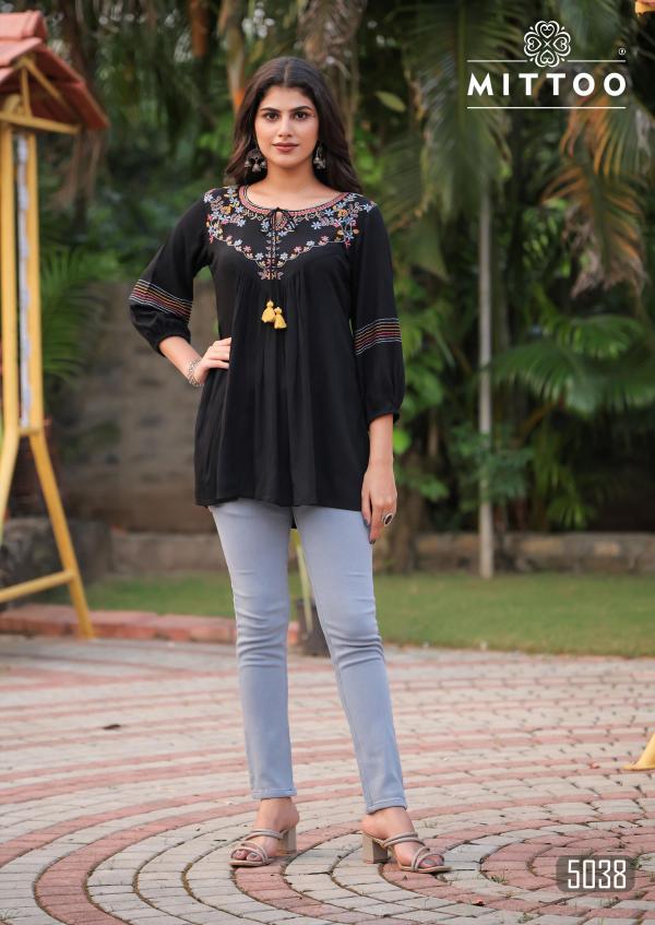 Mittoo Victoria Vol 7 Rayon Casual Wear Top Collection