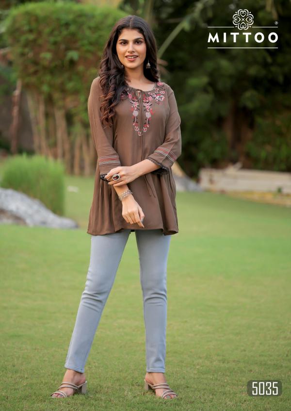 Mittoo Victoria Vol 7 Rayon Casual Wear Top Collection