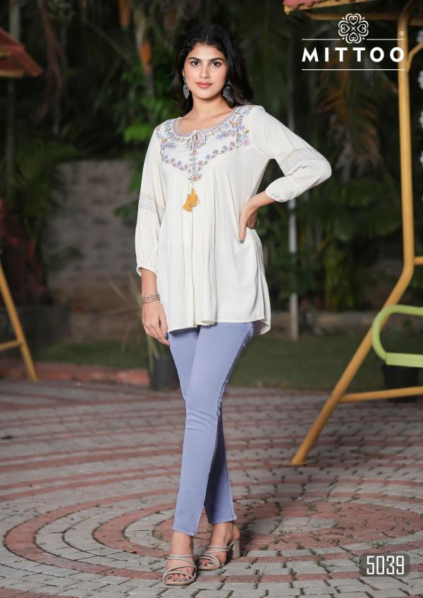 Mittoo Victoria Vol 7 Rayon Casual Wear Top Collection