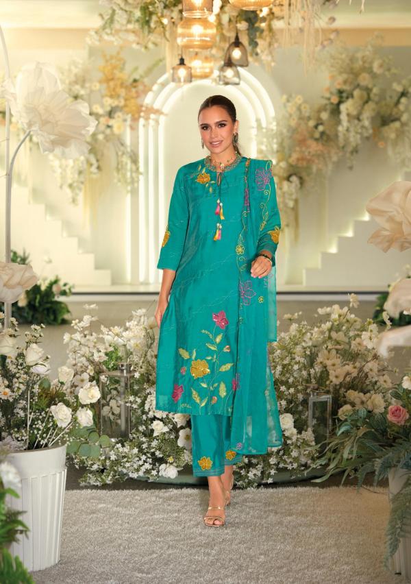 Kailee Angle Viscose Top Bottom With Dupatta Collection