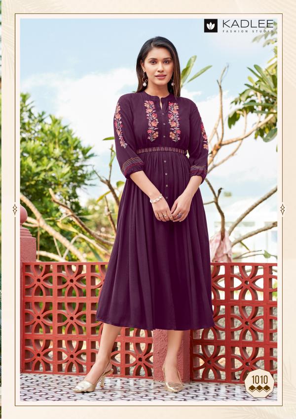 Kadlee Aashmin Vol 2 Wrinkle Rayon Kurti Collection