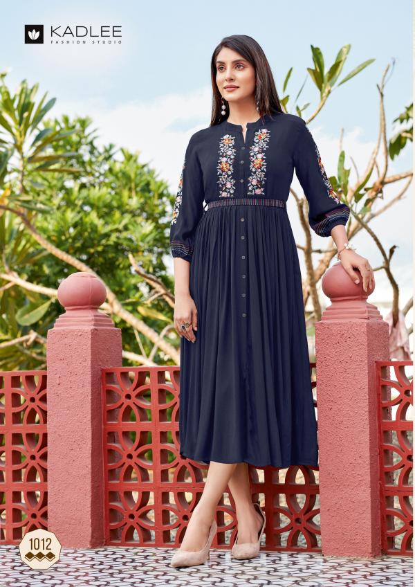 Kadlee Aashmin Vol 2 Wrinkle Rayon Kurti Collection