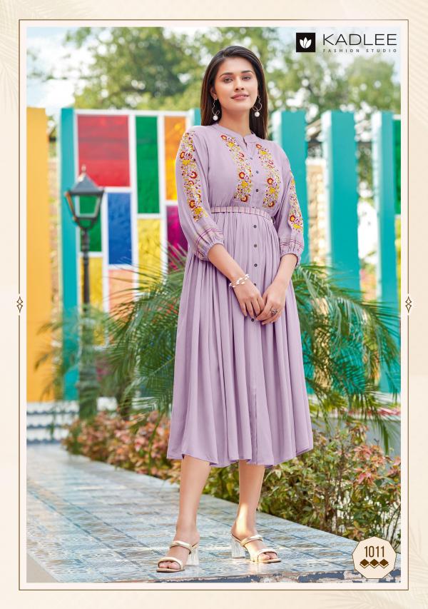 Kadlee Aashmin Vol 2 Wrinkle Rayon Kurti Collection