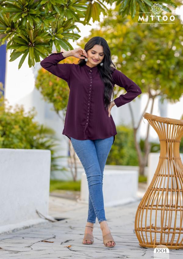 Mittoo Cadbury Casual Wear Western Top Collection