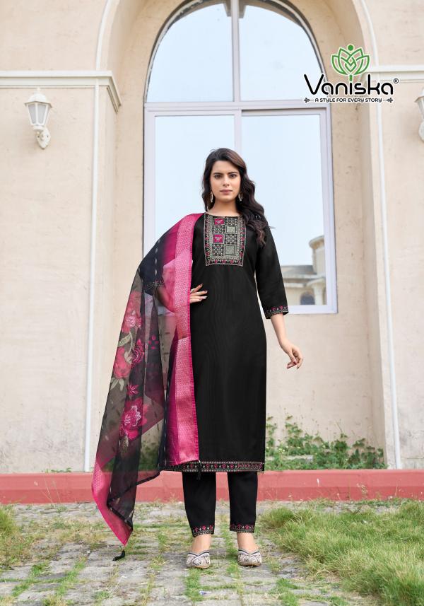 Vaniska Maharani Vol 1 Straight Kurti Bottom With Dupatta Collection