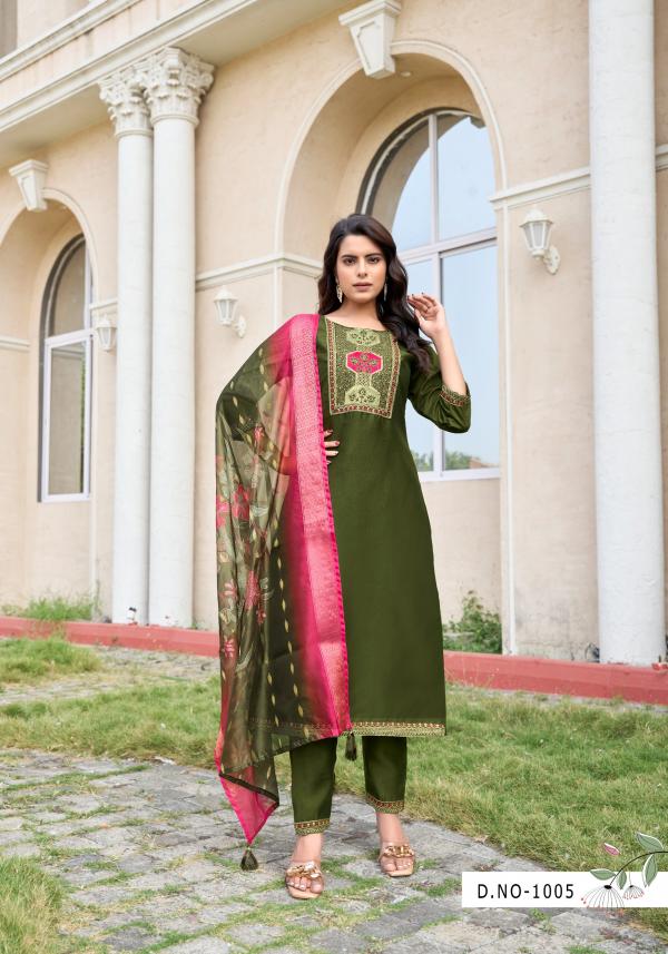 Vaniska Maharani Vol 1 Straight Kurti Bottom With Dupatta Collection