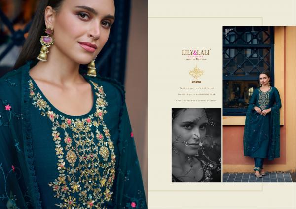 Lily And Lali Maria 9 Vol 5 Vichitra Silk Kurti Bottom With Dupatta