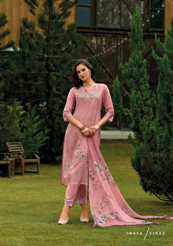 Lady Leela Inaya Vol 2 Organza Kurti Pant With Dupatta Collection