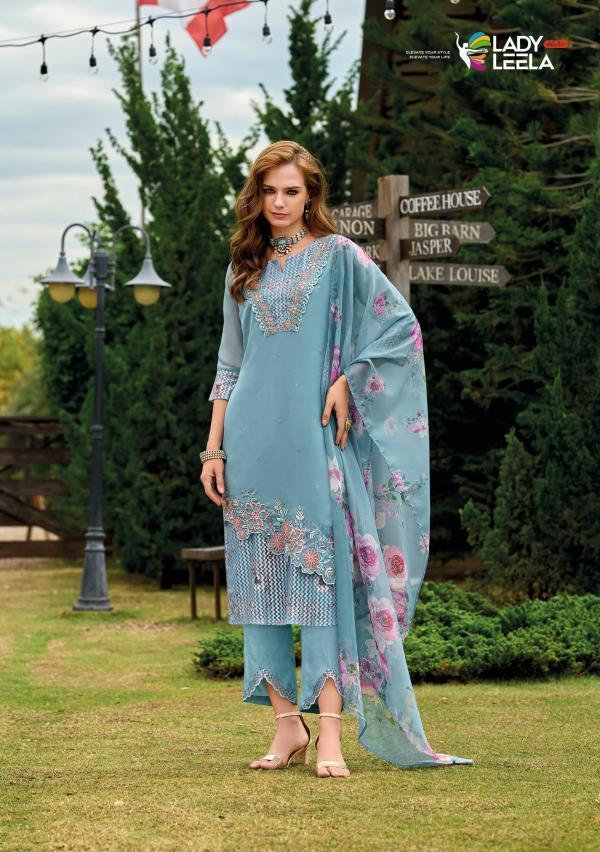 Lady Leela Inaya Vol 2 Organza Kurti Pant With Dupatta Collection