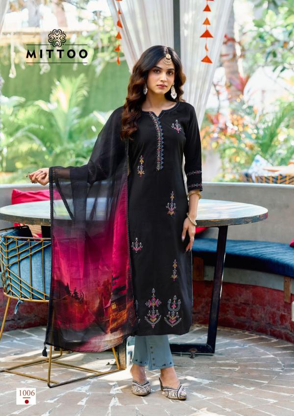 Mittoo Khoobsurat Viscose Weaving Top Bottom With Dupatta Collection