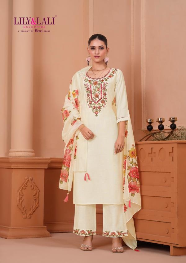 Lily And Lali Monalisa Vol 6 Viscose Kurti Bottom With Dupatta