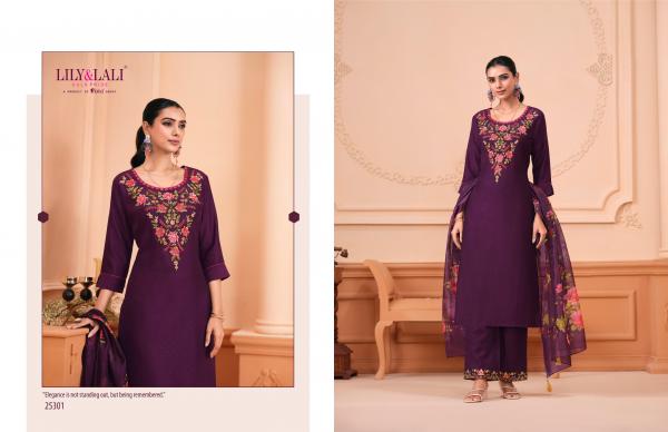 Lily And Lali Monalisa Vol 6 Viscose Kurti Bottom With Dupatta