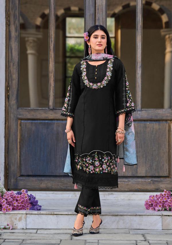 Lady Leela Charchay Viscose Kurti Pant With Dupatta Collection