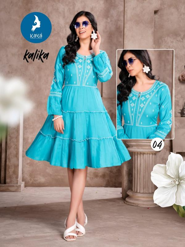 Kaya Kalika Rayon Fancy Kurti Collection