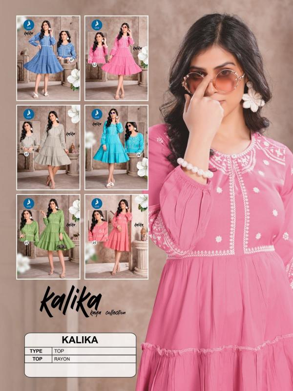 Kaya Kalika Rayon Fancy Kurti Collection