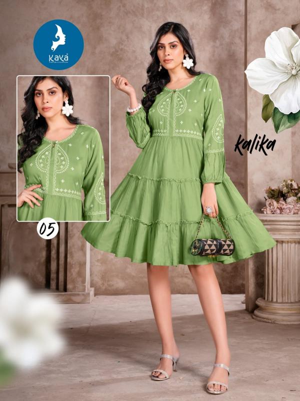 Kaya Kalika Rayon Fancy Kurti Collection